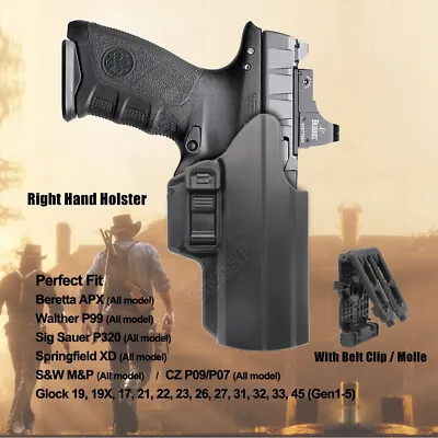 IPSC Holster For Tisas Zigana PX-9 P320 X-VTAC BRG9 Elite XD Compact APX MP9 P10 • $24.90