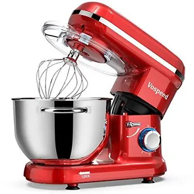 Stand Mixer Vospeed Food Mixer Dough Blender 6 QT 1500W Electric Cake Mixer • £153.99