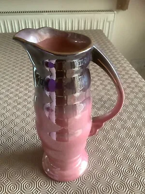 Maling Large Jug/vase. Is A Pink/grey Transition Ombre Lustre Jug/vase • £13.99