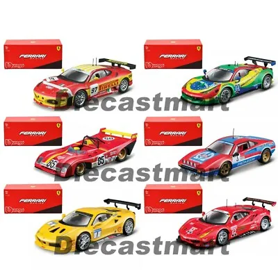 Bburago 1:43 Ferrari Racing 308 GTB 488 GTE 312 P 458 Italia Challenge F430 New • $12.99