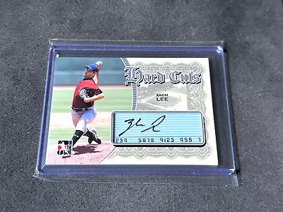 Zach Lee 2011 In The Game Heroes & Prospects Hard Cuts Silver Auto Autograph • $3.99