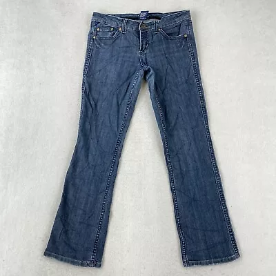 Vanity Jeans Womens Size 28 Blue Straight Leg Low Rise Pants • $18.95