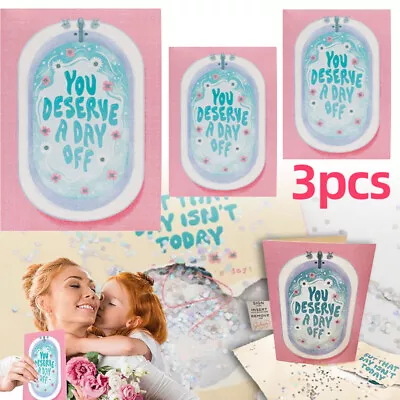 3X Prank Mother's Day Greeting Card With A Flashing Sound Card Mother's Day Gift • $14.49