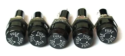 (5) Vintage 1960's 1970's Guitar Bass Tube Amp Fuse Boxes New Old Stock • $35