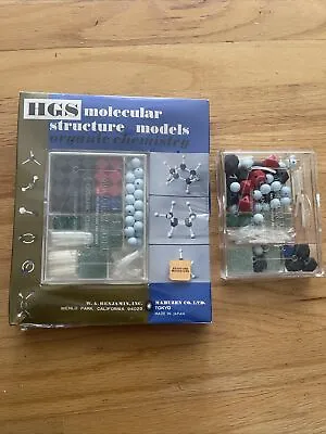 Vintage Maruzen HGS Molecular Structure Model Organic Chemistry Set With Extras • $25.19