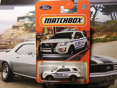 2016 Ford Explorer Interceptor Utility NYPD Collectible 1/64 SUV RARE FREE SHIP • $10.95