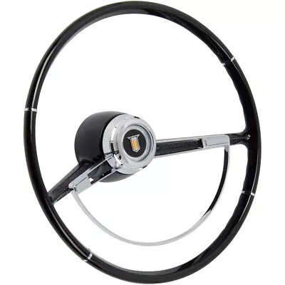 American Retro 15  Steering Wheel W/ Horn Button For 1966 Deluxe Chevy C10 Truck • $374.95