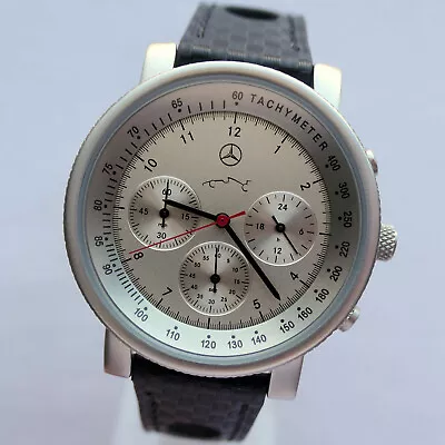 Mercedes Benz Classic Formula 1 F1  Motorsport Racing Design Watch Chronograph • $322.15