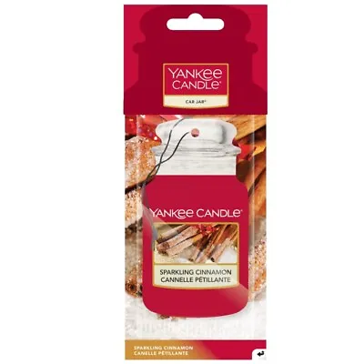 Yankee Candle Car Air Freshener Sparkling Cinnamon 2D Car Jar  • £3.45