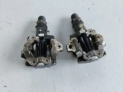 Shimano PD-M520 Clipless Pedals Mountain Road Bike Left + Right Set SPD 9/16  • $17.99