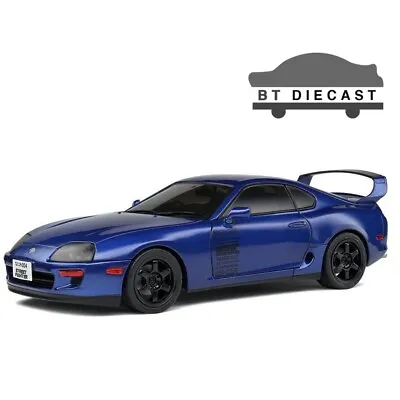 Solido 1993 Toyota Supra Mk4 A80 Streetfighter 1/18 Diecast Dark Blue S1807603 • $49.90