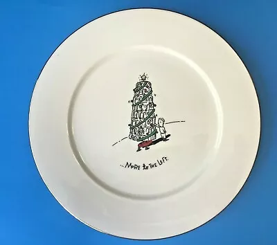 Merry Masterpieces Christmas Tree Leaning Tower PISA Dinner Plate Porcelain  • $9.99