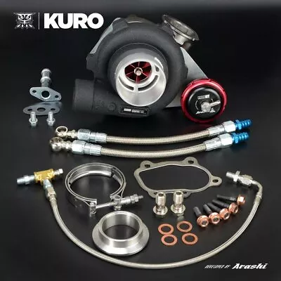 KURO 3  GT2554R GT25R Ball Bearing Turbo W/ 0.64 A/R V-band 5 Bolts 270 HP • $949
