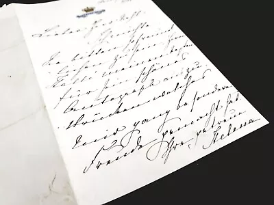 Royal HRH Princess Helena Augusta Victoria Royalty Autograph Letter Document UK • $239.96