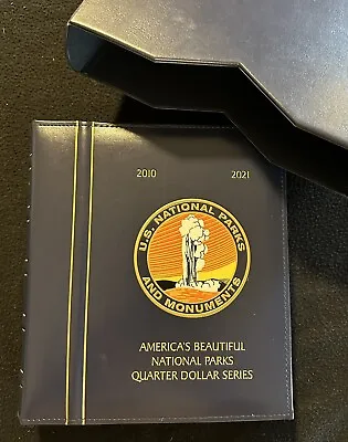 Lighthouse Coin Album For US National Park Quarters 2010-2021 Incl Sleeve New! • $17.95