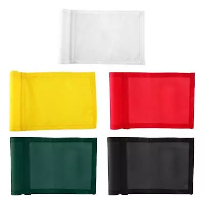 Golf Flag With Inserted Tube S For Golf Course Mini Nylon Flags 15x24.5cm • $7.66