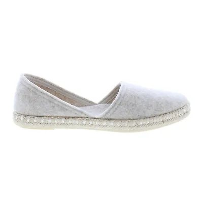 Miz Mooz Costa Womens Gray Canvas Slip On Loafer Flats Shoes • $29.99