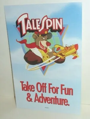 Vintage 1990 Disney Channel Afternoon Tailspin Promo Postcard Baloo The Bear • $3.74