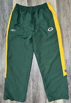 Green Bay Packers Player Issued Reebok NFL Sweatpants Green Size 2XL • $39.99