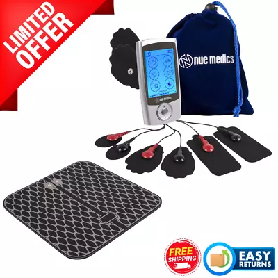 Tens Unit Muscle Stimulator Electric Pulse Massager  Rechargeable Pain Reliever  • $34.99