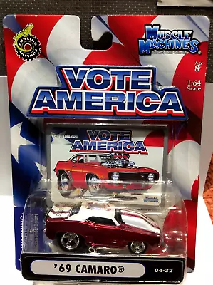 Muscle Machines  1969 Chevy Camaro  - 69 Camaro Vote America • $5.99