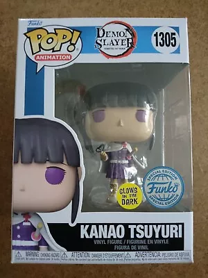 Funko Pop Kanao Tsuyuri 1305 Demon Slayer GITD Glow In The Dark Special Edition • £13.99