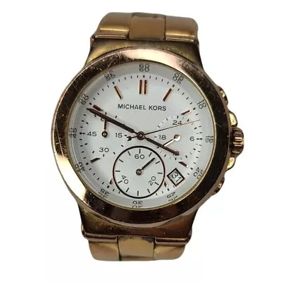 Michael Kors MK-5223 Gold Tone Wrist Watch 6  WORKING • $23.40