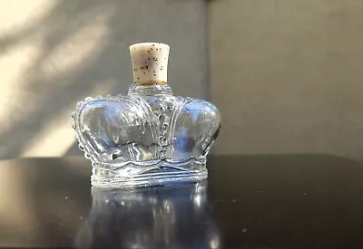  PRINCE MATCHABELLI  Vintage Perfume EMPTY Bottle CLASSIC CROWN 3.25  X 2.75 • $9.99