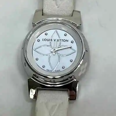 Auth LOUIS VUITTON Tambour Bijou Q151C Women's Wrist Watch 18mm • $520