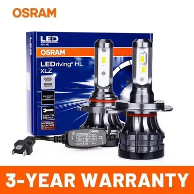 OSRAM H7 H4 LED 12V Car Headlight 9012 HIR2 HB3 9006 H11 H8 6000K White Fog Lamp • $45.30