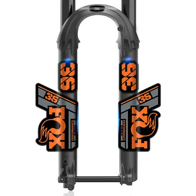 Fork Sticker For 2021 Fox 36 Performance Fox36 Mountain Bike Bicycle Orange Gray • $14.99