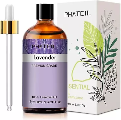 ESSENTIAL OILS 100ml Pure &Natural(Aromatherapy)For Diffuser - Burner (Lavender) • £10.99