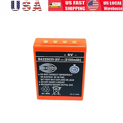 USA 2100mAh BA225030 6V Ni-Mh Battery For HBC Pump Truck Remote Control Battery • $45