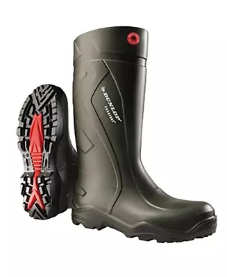 Dunlop Wellington Boots Purofort Plus Full Safety Shock-Absorbent SIZE 11 • £49.99