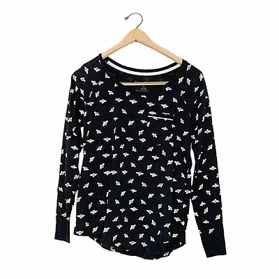 Love Hanna Hanna Anderson Womens Bee Print Long Sleeve Top XS • $10