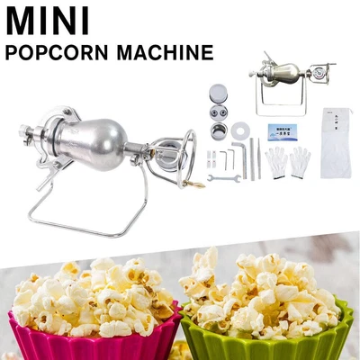 £57.05 • Buy Mini Popcorn Maker Hand-cranked Cannon Corn Popper Machine Corn Puffing Z1L4