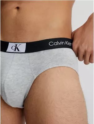 New Calvin Klein Brief CK96 Grey Small • £11.99