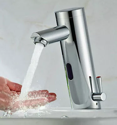 Hands Free Automatic Sensor Control Mixer Bathroom Basin Tap Sink Public Faucet • $129.80