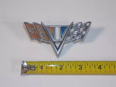 Vintage 1964 65 66 67 Chevrolet Car Vehicle Fender Flags Emblem Badge 3840318 • $25