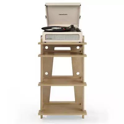 Crosley Voyager Bluetooth Portable Turntable + Crosley SOHO Stand Bundle - Dune • $476.54