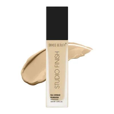 Swiss Beauty Full Coverage Foundation Studio Finish 30ml • £26.16