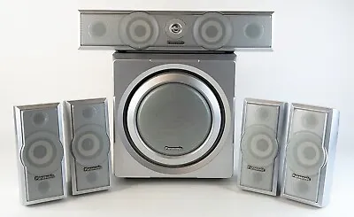 Panasonic 5.1 SB-FS670 SB-PC670 Home Theater Surround Speakers 8.E3 - TESTED • $39.97