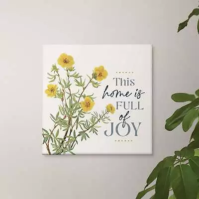 This Home Is Full Of Joy Canvas • $20.99