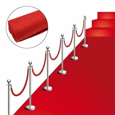 £16.99 • Buy 40ft Hollywood Party VIP Red Carpet Floor Runner Prom Birthday Prop Decoration