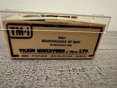 TM Train Miniature 5581 Maintenance Of Way Blacksmith Car Kit Forge • $18.49