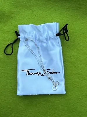 Thomas Sabo Delicate Charm Carrier Necklace & TS Pouch • $67.77