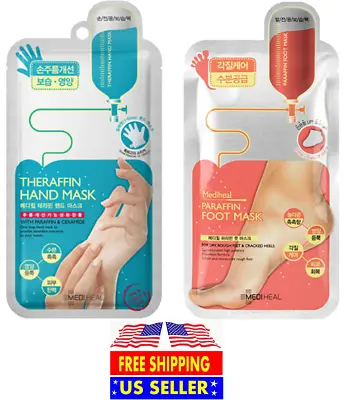 Mediheal Theraffin Hand Mask & Paraffin Foot Mask / Korean Cosmetics US Seller • $14.94