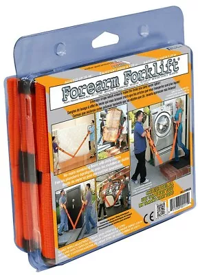 Forearm Forklift MOVING STRAPS Orange-colored SHIPS FREE From LA California! • $19.99