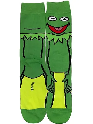 New 1pr Mens/ladies The Muppets Kermit The Frog Calf Socks.UK 6-9 • £3.99