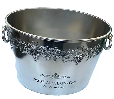 Moet Chandon Magnum Champagne Bucket Cooler Pewter Very Rare Htf No 3 Inner Plat • £1299.99